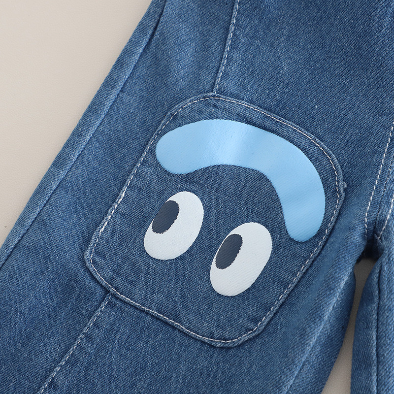 ฤดูร้อนใหม่เด็กชายเสื้อผ้าชุดลําลองการ์ตูนแขนสั้นเสื้อยืดกางเกงขาสั้นผ้ายีนส์2ชิ้น/เซ็ตเด็กวัยหัดเดินแฟชั่นเด็ก ชุดวอร์ม 0-5ปี - รูปที่ 5