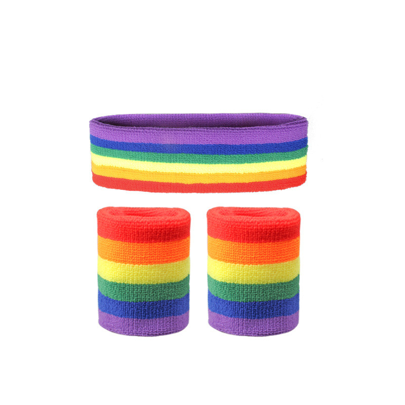 [ จัดส่ง TH] ️‍ ที่คาดผมสีรุ้ง LGBT Pride Rainbow Bandana ผ้าโผกผมสีสายรุ้ง คาดผมหรือมัดได้ ครื่องประดับผม Pride Month ราคา ถูกที่สุด ดีลบีเคเค แกลเลอรีภาพที่ 9