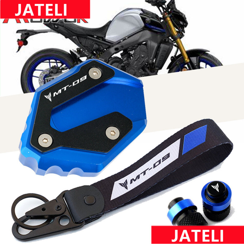 สำหรับ YAMAHA MT09 SP MT09 MT-09 2021 2022 2023 อุปกรณ์เสริมฝาครอบวาล์วยางขยายสำหรับมอเตอร์ไซค์