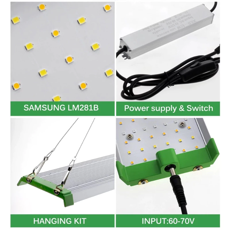 ไฟปลูกพืช LED เต็มสเปกตรัม 850 วัตต์ thumbnail 10