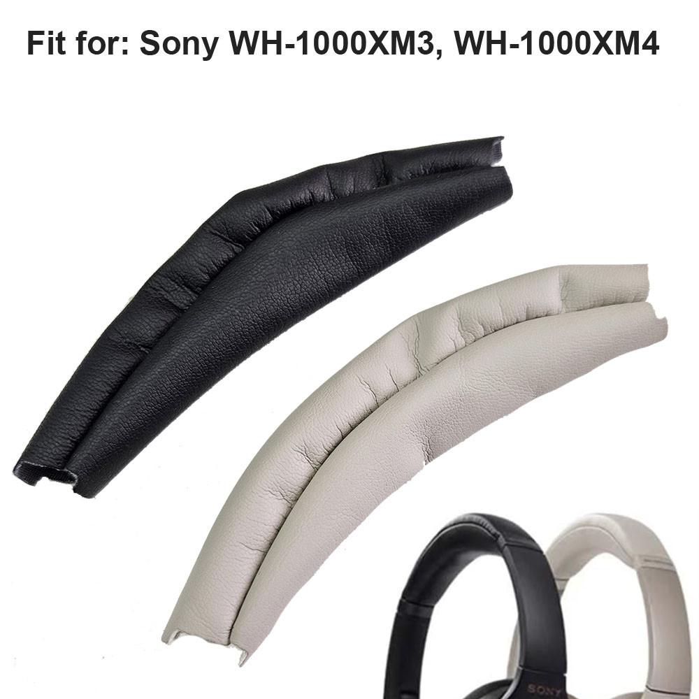 หนังโปรตีนแถบคาดศีรษะสําหรับ Sony WH-1000XM4 WH-1000XM3 หูฟัง, WH1000XM3/WH1000XM4 เปลี่ยนแถบคาดศีรษ
