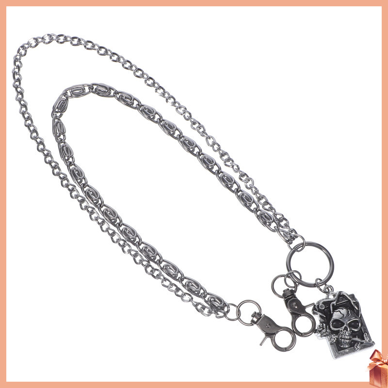 Punk เอว Chain Jean Chain สําหรับผู้ชาย Ghost บุคลิกภาพผู้ชายและผู้หญิง dliyuanai