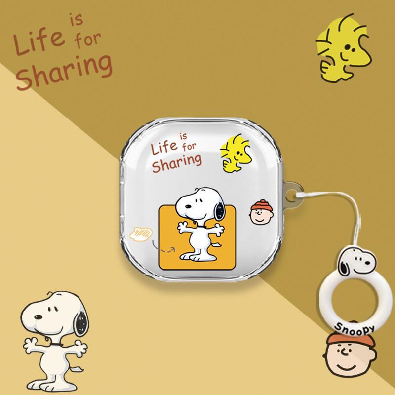 Case for Shokz OpenFit 2+ T921 T920 OpenFit Air T511 T910 Cute cartoon Transparent Earphone TPU Cover Funny bowknot