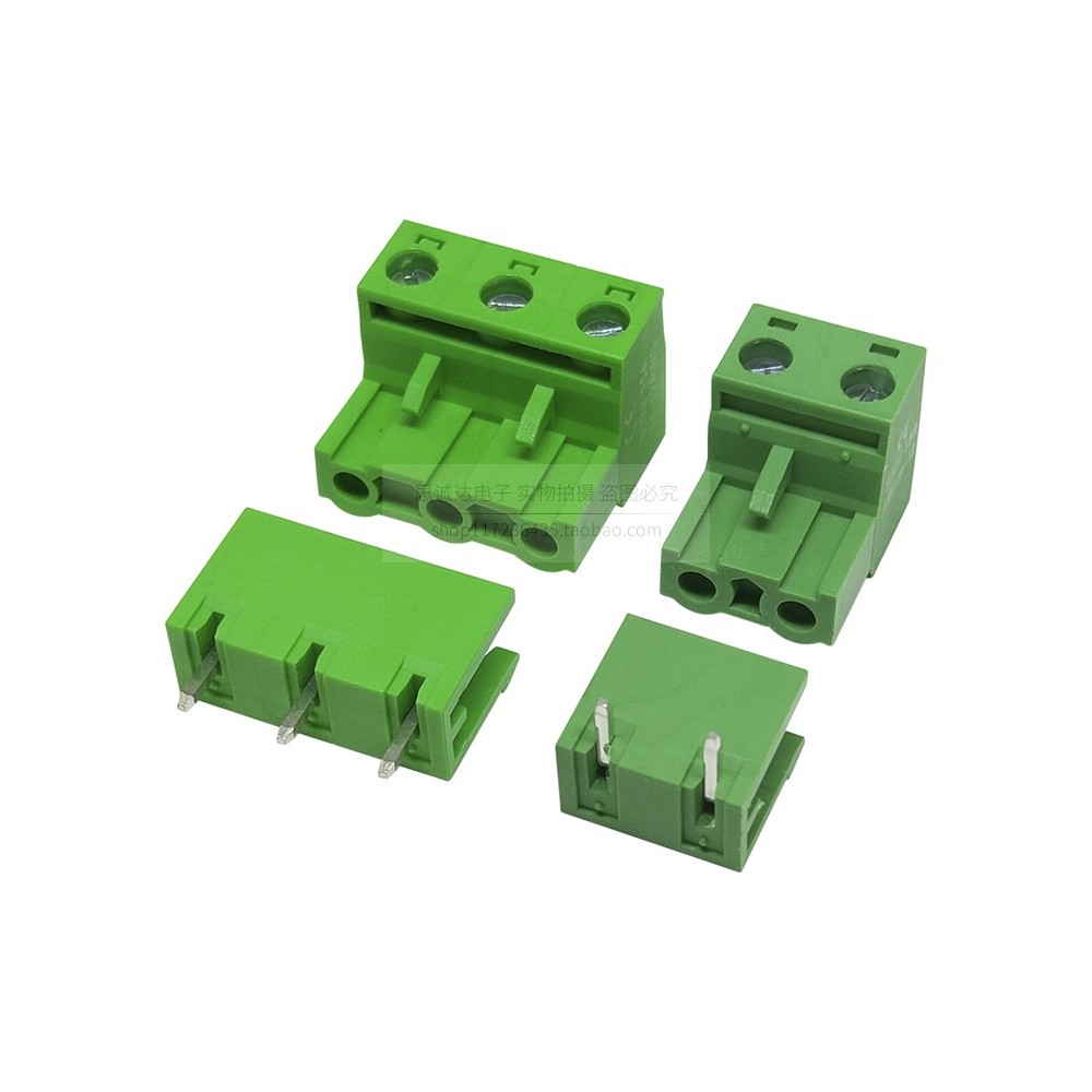 ทั้งชุด KF2EDG7.62MM-2/3/4/5/6/8/10P Plug-In Type PCB Terminal เปิดตรง/โค้ง Pin