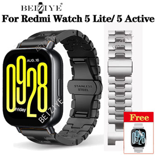 ใหม่ไทเทเนียมสําหรับ Xiaomi Redmi นาฬิกา 5 Active สแตนเลสสตี…