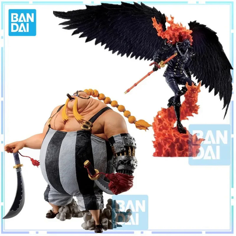 In Stock Bandai original Ichiban Kuji Anime ONE PIECE EX AB Reward Queen King Kaido Action Figures C