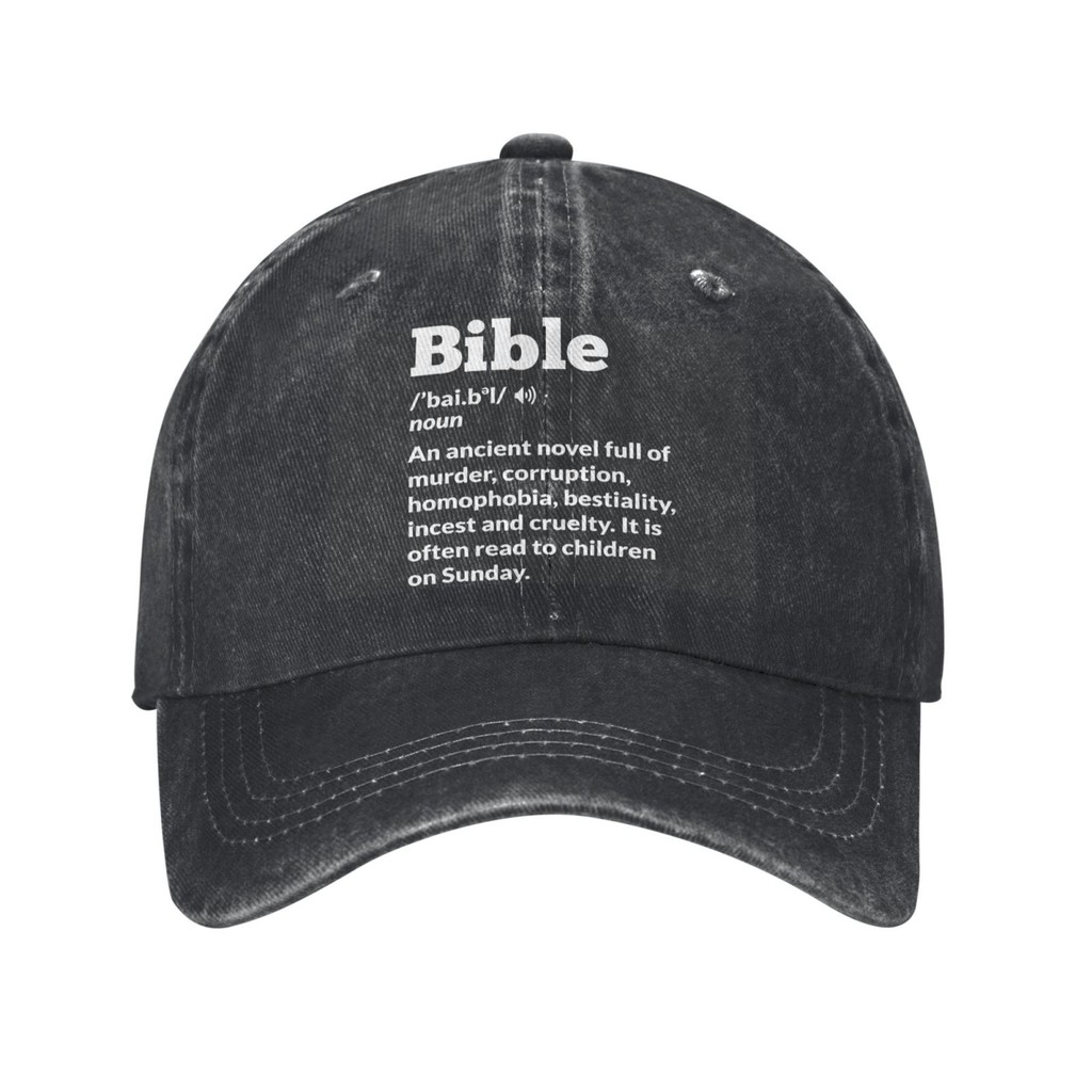 Cool Accessories Atheist Anti-Religion Atheism Bible Cowboy Hat