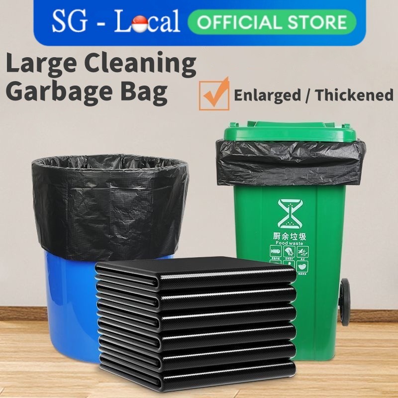 SG - ถุงขยะทําความสะอาดขนาดใหญ่ Big Rubbish กระเป๋าถังขยะถุงพลาสติกขยะสําหรับถังขยะ Rubbish Bin Bag 