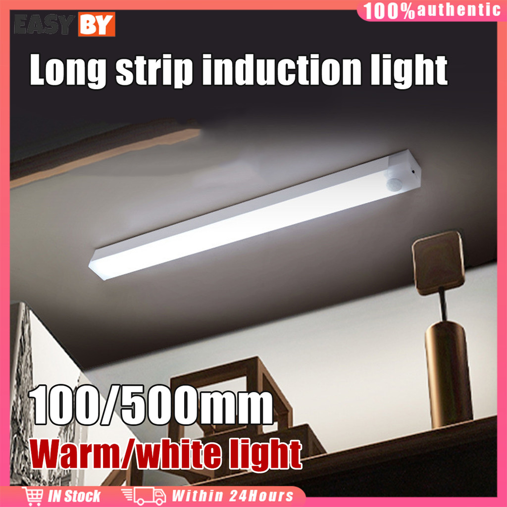 จัดส่งรวดเร็ว 50ซม.ไฟเซ็นเซอร์ led ไร้สาย ไฟเซ็นเซอร์การเคลื่อนไหว อัจฉริยะ สำหรับตู้เสื้อผ้า ห้องนอ