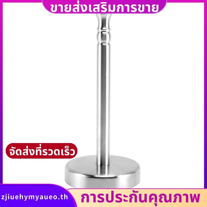 ที่วางกระดาษเช็ดมือแนวตั้งขาตั้งสแตนเลสสําหรับเคาน์เตอร์ครัวในบ้าน zjuehymyaueoth