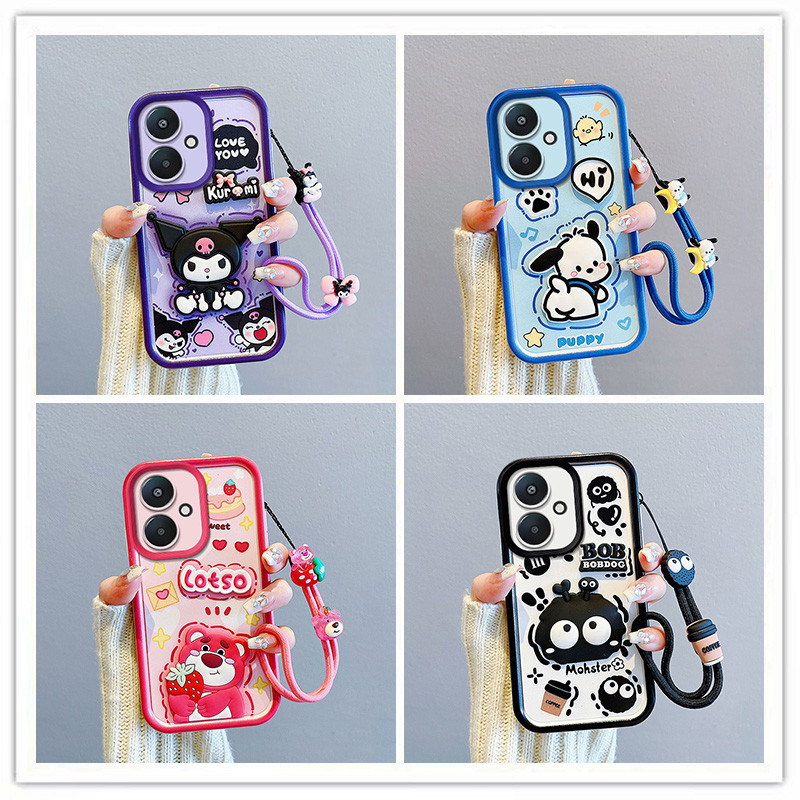 เคส redmi 13c 5g Bob 3D ตุ๊กตาเคสโทรศัพท์สําหรับ redmi 13c 5g case
