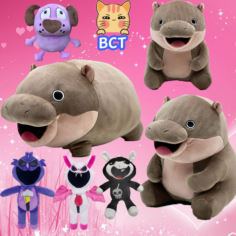 Bct น่ารัก Moo Deng ของเล่นตุ๊กตา Kawaii Courage สุนัขวัวตุ๊กตา Plush สนุก Bouncing หมู Pygmy Hippo ตุ๊กตาของเล่นตกแต่งบ้านตุ๊กตานุ่มของเล่นเด็กของขวัญวันเกิดคริสต์มาสของขวัญ