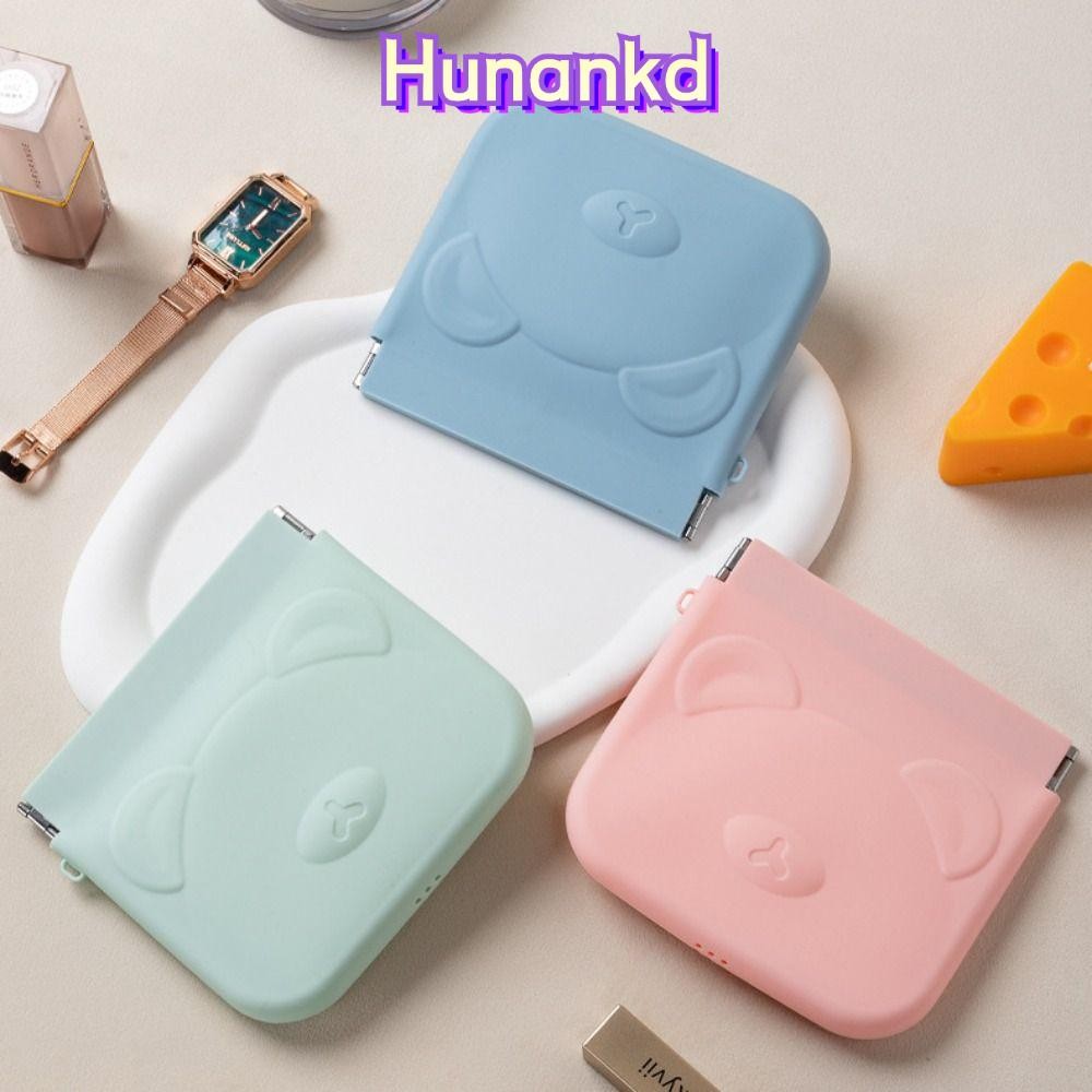 Huan Shrapnel Bag, กระเป๋าใส่เหรียญซิลิกาเจลแบบพกพา, กระเป๋าเครื่องสําอางปิดอัตโนมัติ