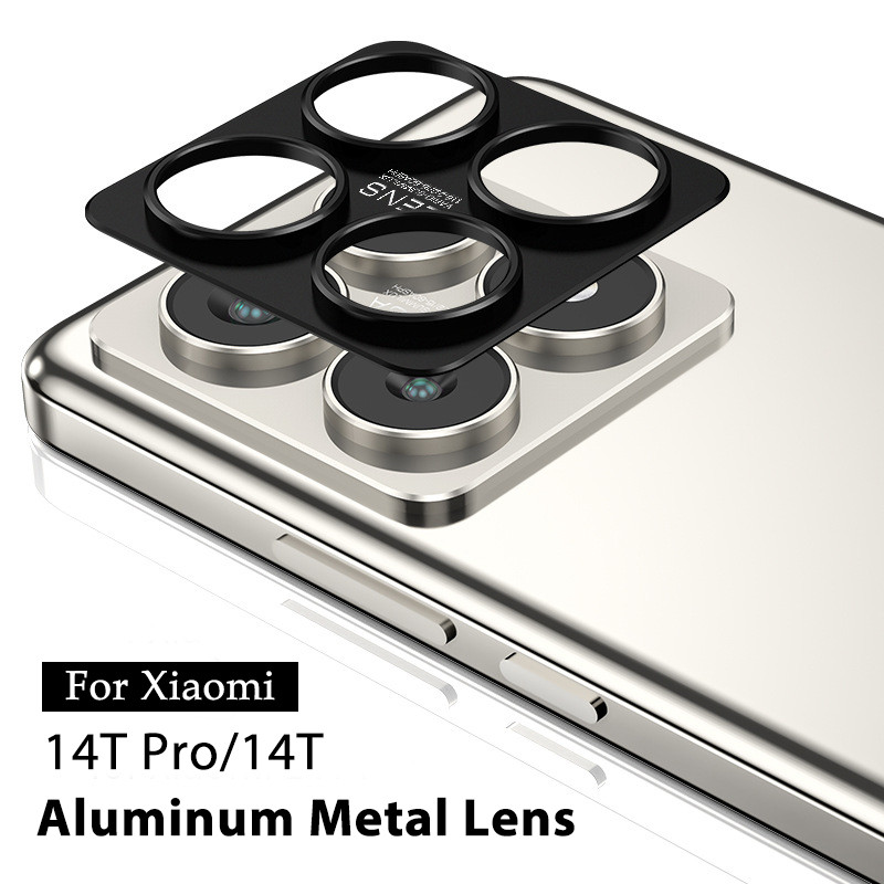 สําหรับ Xiaomi 14T 14T Pro โลหะอลูมิเนียมเลนส์ฟิล์ม xioami Xiaomi14T Pro Mi 14T 14T เลนส์ด้านหลังกล้