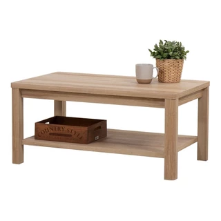 Koncept Furniture โต๊ะกลางไม้ล้วน รุ่น Timbur สีไม้อ่อน (90x55x42 ซม.) แบรนด์ KONCEPT FURNITURE