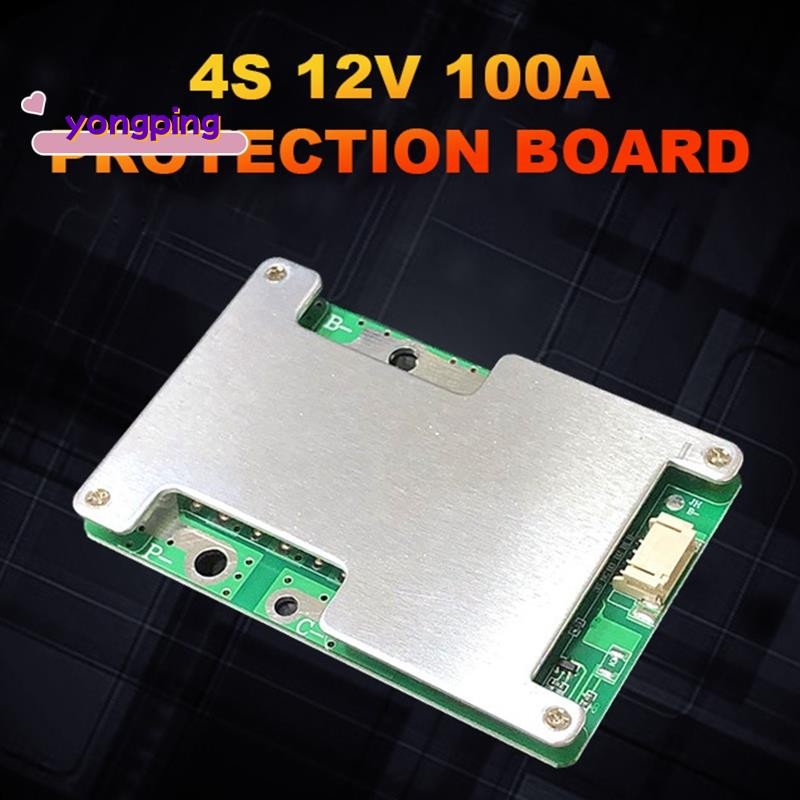 4s 12V 100A LiFePO4 แบตเตอรี่ลิเธียมป้องกันบอร์ดพร้อม Power Battery Balance/Enhance BMS PCB แผ่นป้องกัน