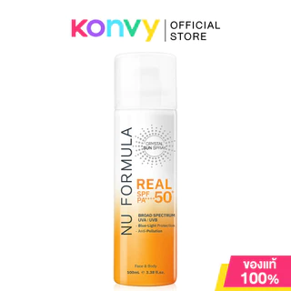 Nu Formula Ultra Protection Sun Spray Real SPF50+ PA++++ 100ml นูฟอร์มูล่า สเปรย์กันแดดกลางแจ้ง.