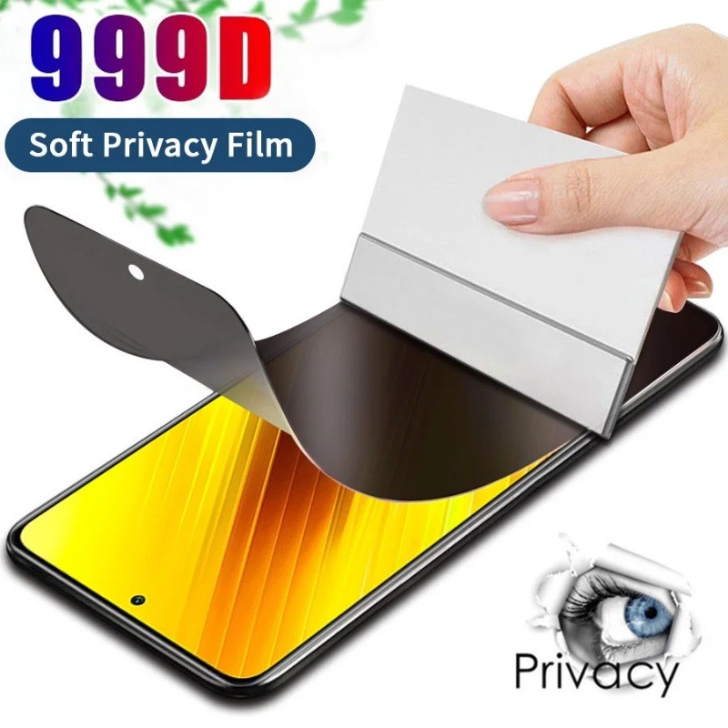 Realme GT5Pro GT2Pro 1-3 ชิ้น 999D Anti Spy ความเป็นส่วนตัว Soft Hydrogel ฟิล์มสําหรับ Realme GT5 GT