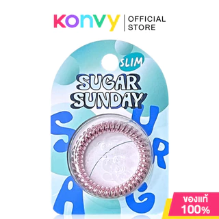 Sugar Sunday Traceless Hair Ties - Slim 1pc ชูการ์ ซันเดย์ ยางรัดผม รุ่นสลิม เหมาะสำหรับผมปกติ-หนา