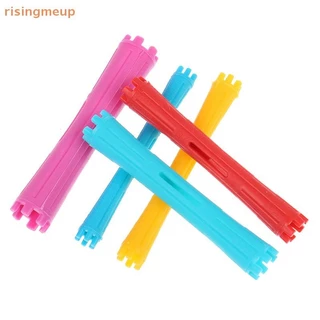[risingmeup] 1 ชุด 11 ขนาด Hair Perm Rods Kit แท่งถาวรเย็น ม้วนดัดผมพลาสติก