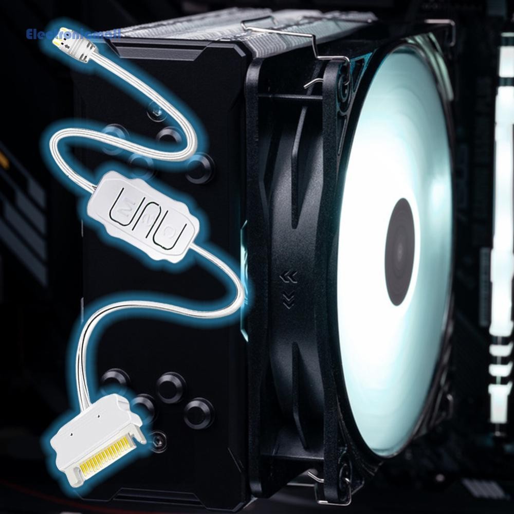 Ey# SATA ถึง 5V 3 Pin ARGB Control HUB ยาวสายสะดวกที่มีประโยชน์สําหรับกรณี [ElectronicMall01.th]