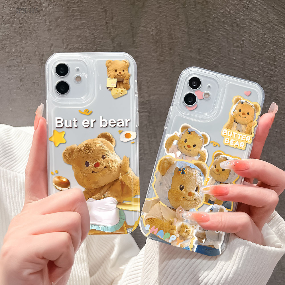 iPhone 17 16 15 14 13 12 11 8 7 6 X XS XR SE Plus Pro Max 2020 2022 เคสไอโฟน เคส เคสโทรศัพท์โปร่งใส QSK