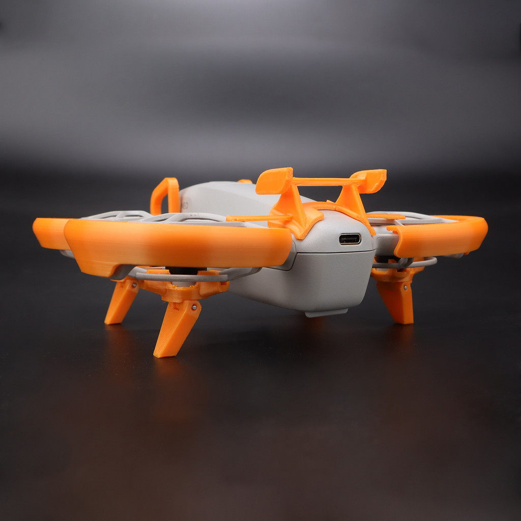 กันชนกิมบอลสําหรับ DJI NEO Crash Bar,NEO พับเพิ่มความสูง Kickstand, ชุดแหวนป้องกันหาง