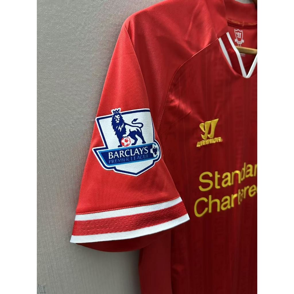 สไตล์ใหม่2013-2014 L/f/c Home COUTINHO GERRARD SUAREZ คุณภาพสูง Retro Football Jersey พัดลมที่กําหนด