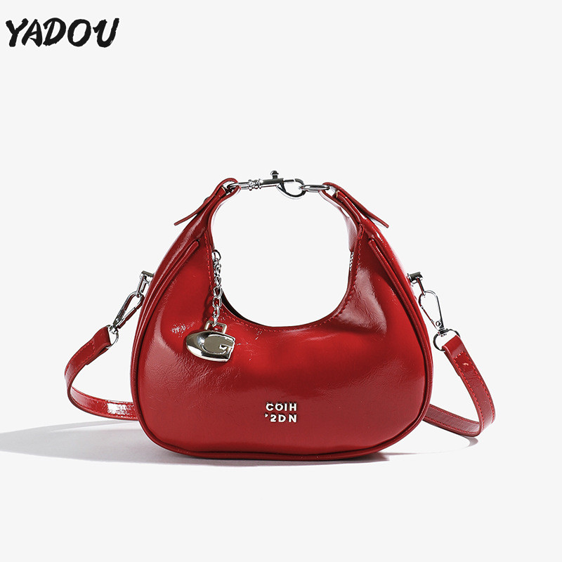 YADOU ออกแบบและกระเป๋าเสี้ยวอารมณ์เวอร์ชั่นเกาหลีกระเป๋าสะพายไหล่อเนกประสงค์สไตล์ Instagram