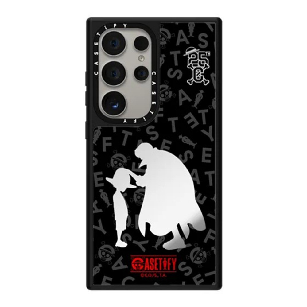 SAMSUNG Casetifg One Piece 25th Luffyคุณภาพสูงกระจกเคสโทรศัพท์พร้อมกล่องสําหรับSamsung Galaxy S25 S23 S24 Ultraกันกระแทกป้องกันด้านข้างตัวอักษรแกะสลักปลอกซิลิโคนPCคลุมทั้งหมด - รูปที่ 3