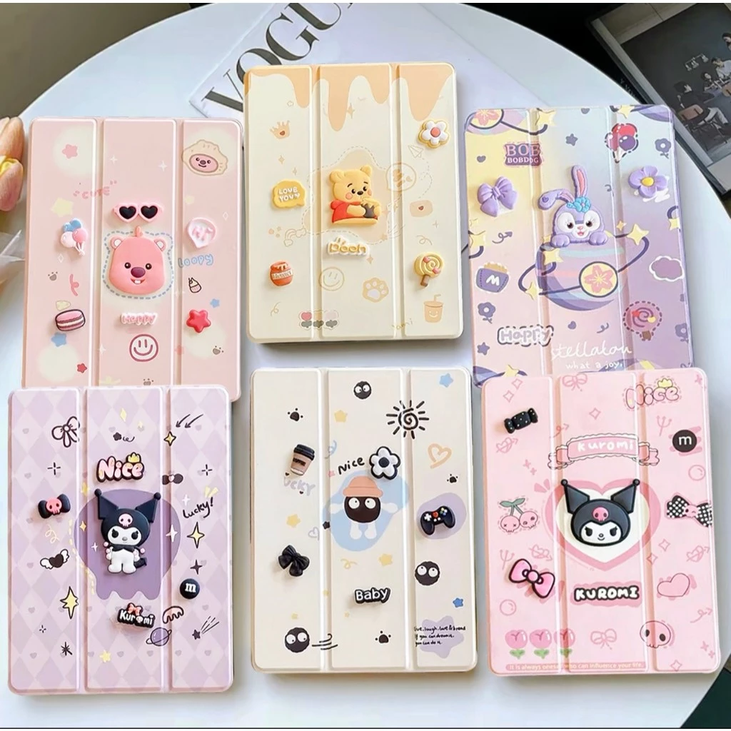 010.เคสฝาพับ For OPPO Pad neo 11.4 2024 มีช่องใส่ปากกา เคสหนัง ลายการ์ตูน น่ารัก เคสกันกระแทก