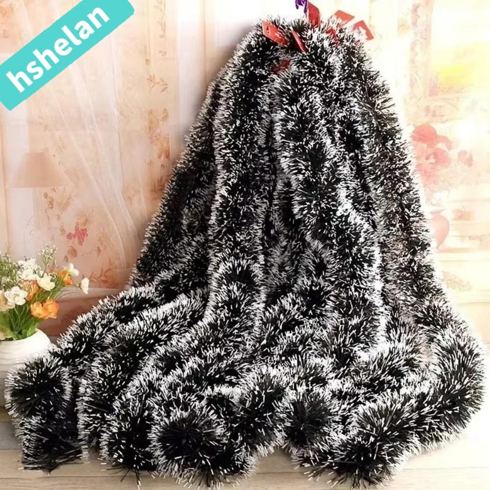 Hshelanf6 1/3/5PCS คริสต์มาสสีเขียว Cane ริบบิ้น,หลายฉาก 2M เครื่องประดับต้นคริสต์มาส, อุปกรณ์ DIY น้ําหนักเบา Party ตกแต่งพวงหรีดแขวน Pendent คริสต์มาส