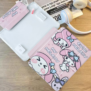 เคสไอแพด air4 air5 air6 gen9/8/7 “แบบจำลองแกนY พร้อมหัวเข็มขัดแม่เหล็กสำหรับ”Pro11/12.9/13 ipad 10th รูปแบบการ์ตูน