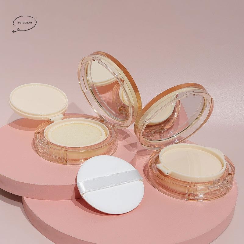 Parade 15g โปร่งใสที่ว่างเปล่า Air Cushion พัฟกล่องแบบพกพาเครื่องสําอางค์แต่งหน้าคอนเทนเนอร์แป้งกระจกสําหรับ BB ครีม Foundation TH