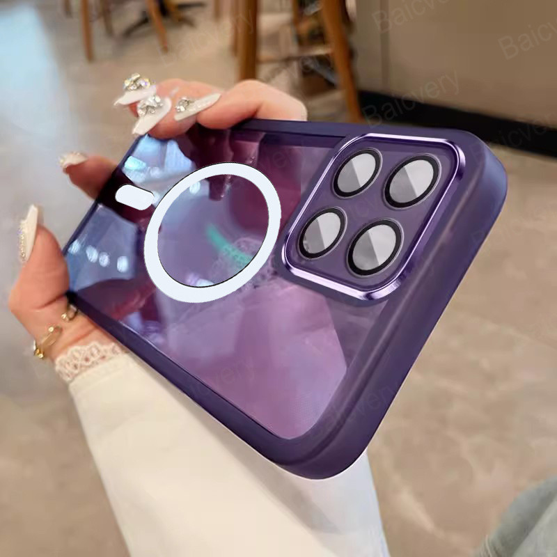 Huawei Honor X7C 4G / X7C 5G / Honor 200 Smart Casing Phone Case Cover Bumper Camera Lens Protect Su