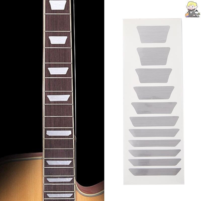 [CL] กีต้าร์โปร่งไฟฟ้า Inlay Sticker Fretboard Markers สติ๊กเกอร์กีต้าร์ Scale TH
