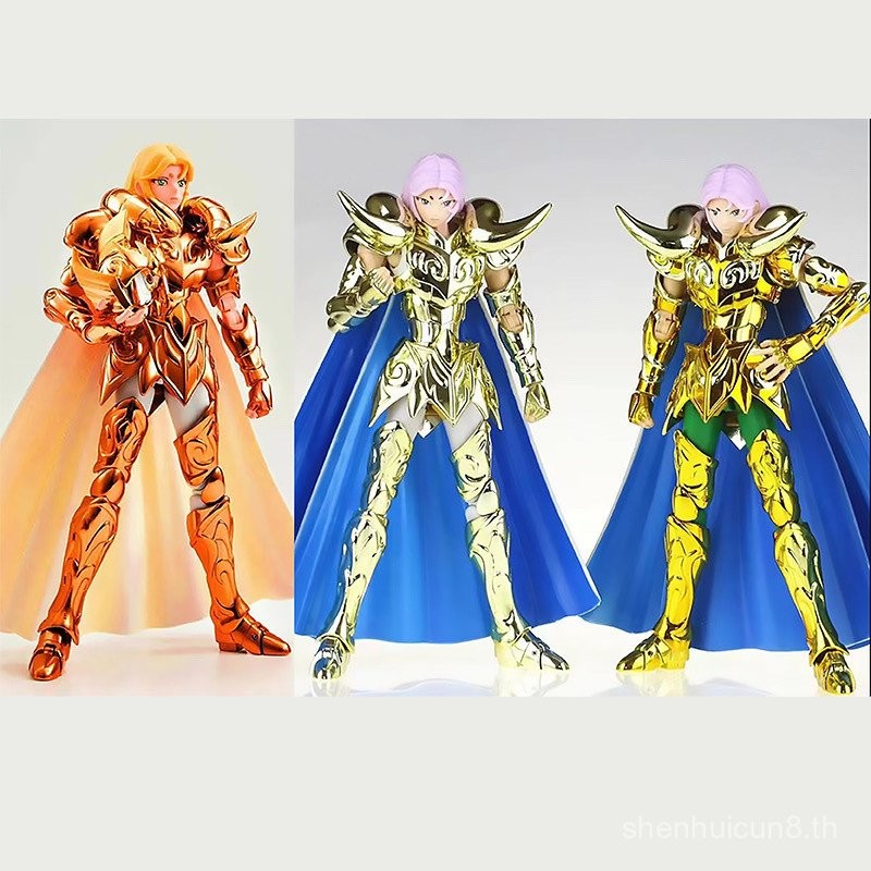 Spot Quick Fa # เทพราศีเมษที่สดใส Mr. Mu Golden Saint Seiya Pose 24K พร้อม Double Special Saint Seiya Clothes Myth