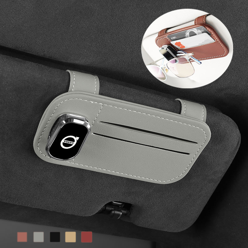 Universal Car Storage คลิปม่านบังแดดรถยนต์คลิปแก้วสําหรับ Volvo V40 S60 S90 740 S70 XC90 XC60 940 XC40 S80 V50