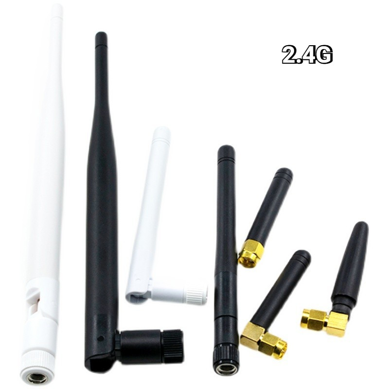 2 ชิ้น 2.4G เสาอากาศ SMA Connector WIFI เสาอากาศบลูทูธโมดูลเราเตอร์ไร้สายภายนอกใช้ในการตรวจสอบไร้สาย, ZIGBEE, สัญญาณ