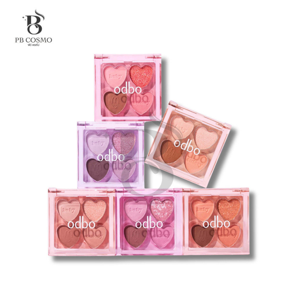 Odbo Baby Cutesy palette od2035 โอดีบีโอ พาเลท อายแชโดว์ เบบี้