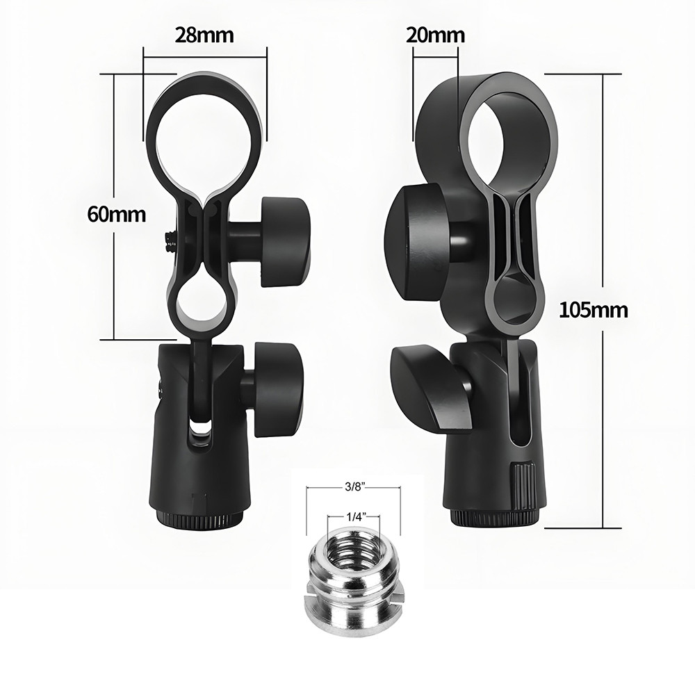 สําหรับleitt คลิปไมโครโฟน Shock Mount ปรับได้ สําหรับคอนเดนเซอร์ รองรับ K เพลงสด