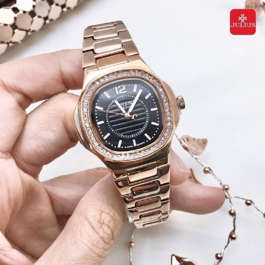 JULIUSนาฬิกาผู้หญิงJulius711 นาฬิกาจูเลียส สุดหรูของแท้ประกันศูนย์ไทย