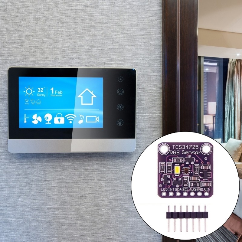 BT TCS34725 LED Light Sensings Recognition Module Feature Integrate Infrared Blocking Filter สําหรับ