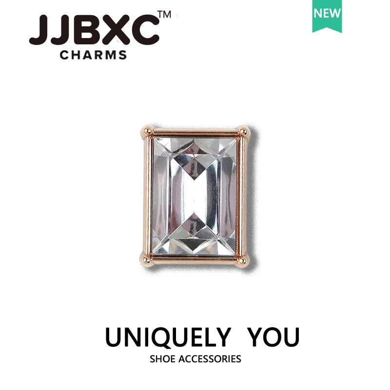 JJBXC cross จิบบิท โลหะเพชรผีเสื้อ หัวเข็มขัดแฟชั่น จิ๊บบิท ตัวติดรองเท้า cross - รูปที่ 7