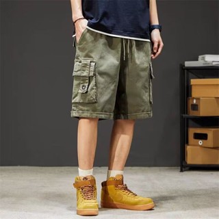 กางเกงขาสั้นผู้ชาย เอวยางยืด DSP กางเกง ขาสั้น ชาย ผ้ายืด