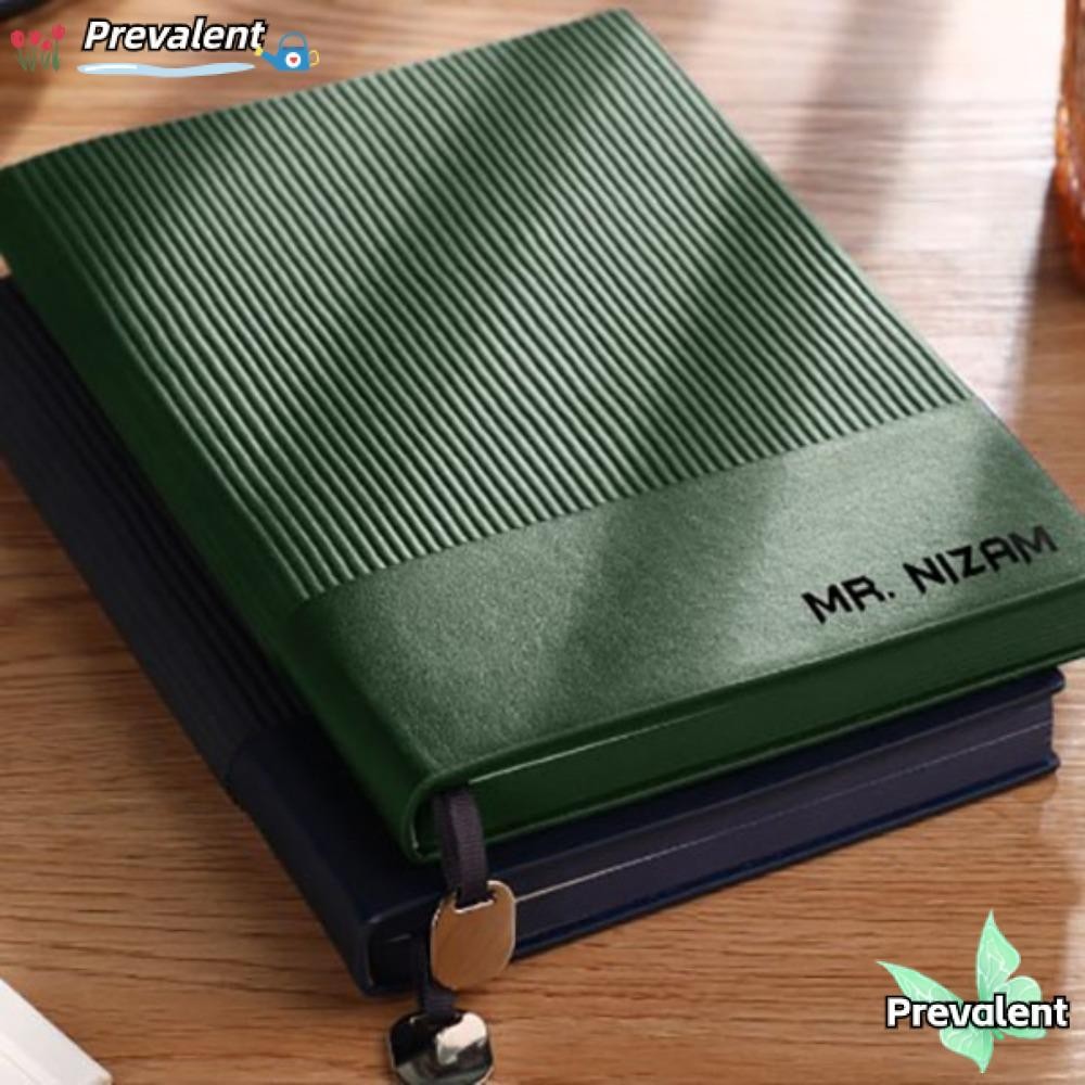 Preva สมุดบันทึกธุรกิจ ไม่ทําลายง่าย สมุดบันทึกไดอารี่ A5 หนัง PU หนังสือนาทีการประชุม