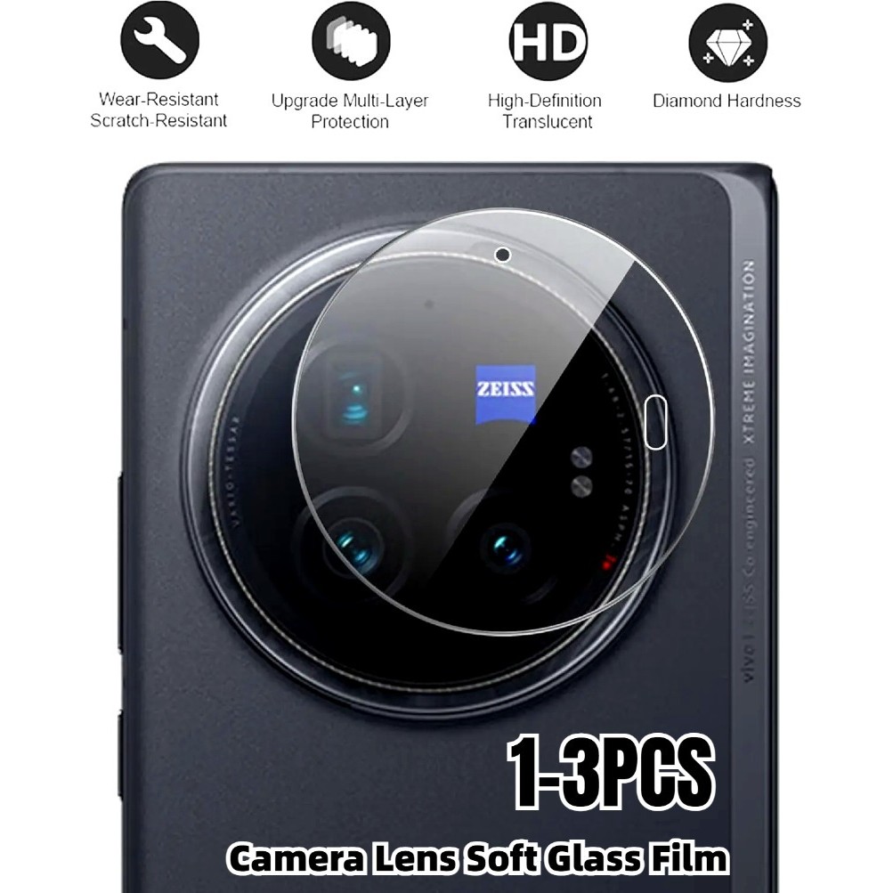 1-3PCS เลนส์กล้องฟิล์มแก้วอ่อนสําหรับ OPPO Reno 6 6Z 5Z 5K 5F 5 Pro plus Lite 5G 4G 9H Anti-Shock 99