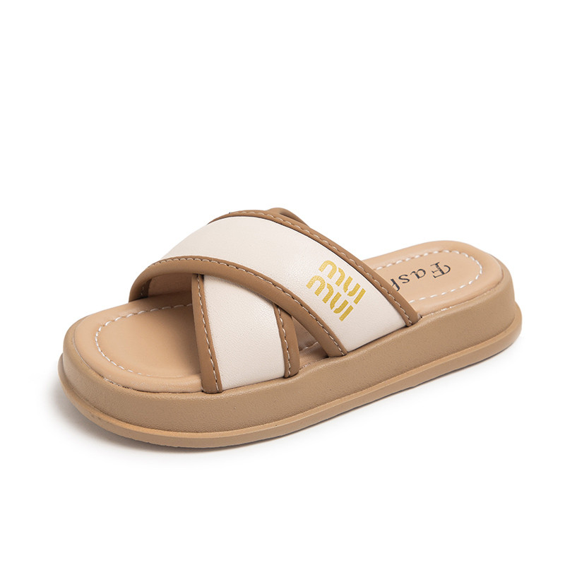 2025 ฤดูร้อนเด็กใหม่รองเท้าแตะสําหรับสาวแฟชั่นสไตล์เกาหลีด้านล่างนุ่มกันลื่นอเนกประสงค์เจ้าหญิงลําลองรองเท้าชายหาดข้างนอก - รูปที่ 6