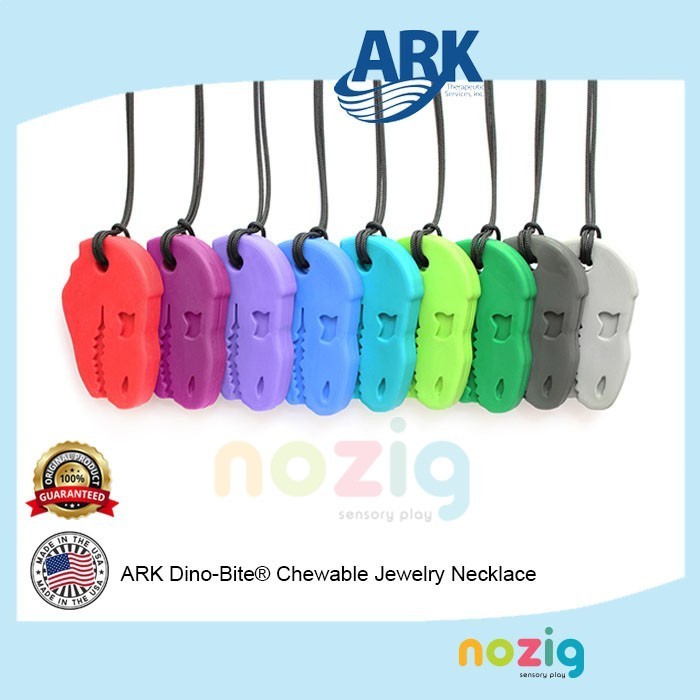 สร้อยคอ Dino Chew ของ ARK และจี้ ADHD Speech Delay Oral Therapy ออทิสติก