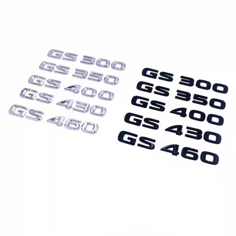 รถ ABS ด้านหลังคําตัวอักษรโลโก้ป้ายสัญลักษณ์ Decals สติกเกอร์สําหรับ Lexus GS GS200t GS250 GS300 GS3